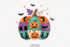 Patchwork Ghost Halloween Clipart Bundle 24
