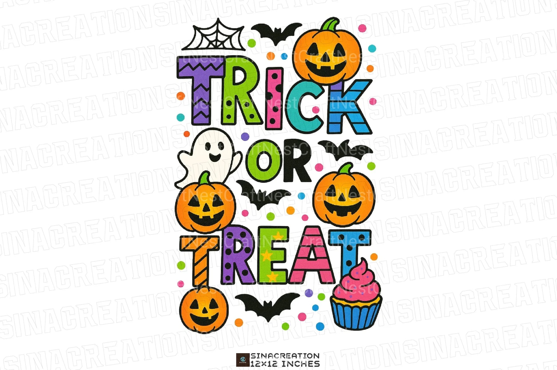 Halloween Trick or Treat Spooky Clipart Bundle 1 - CraftNest - Digital Crafting and Art