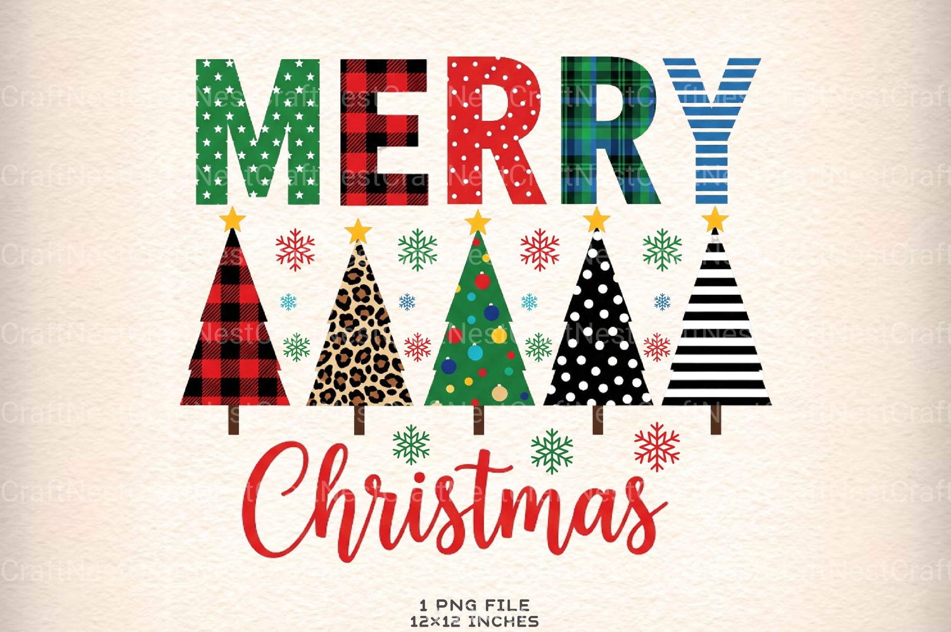 Christmas Merry Clipart Bundle 26 - CraftNest - Digital Crafting and Art