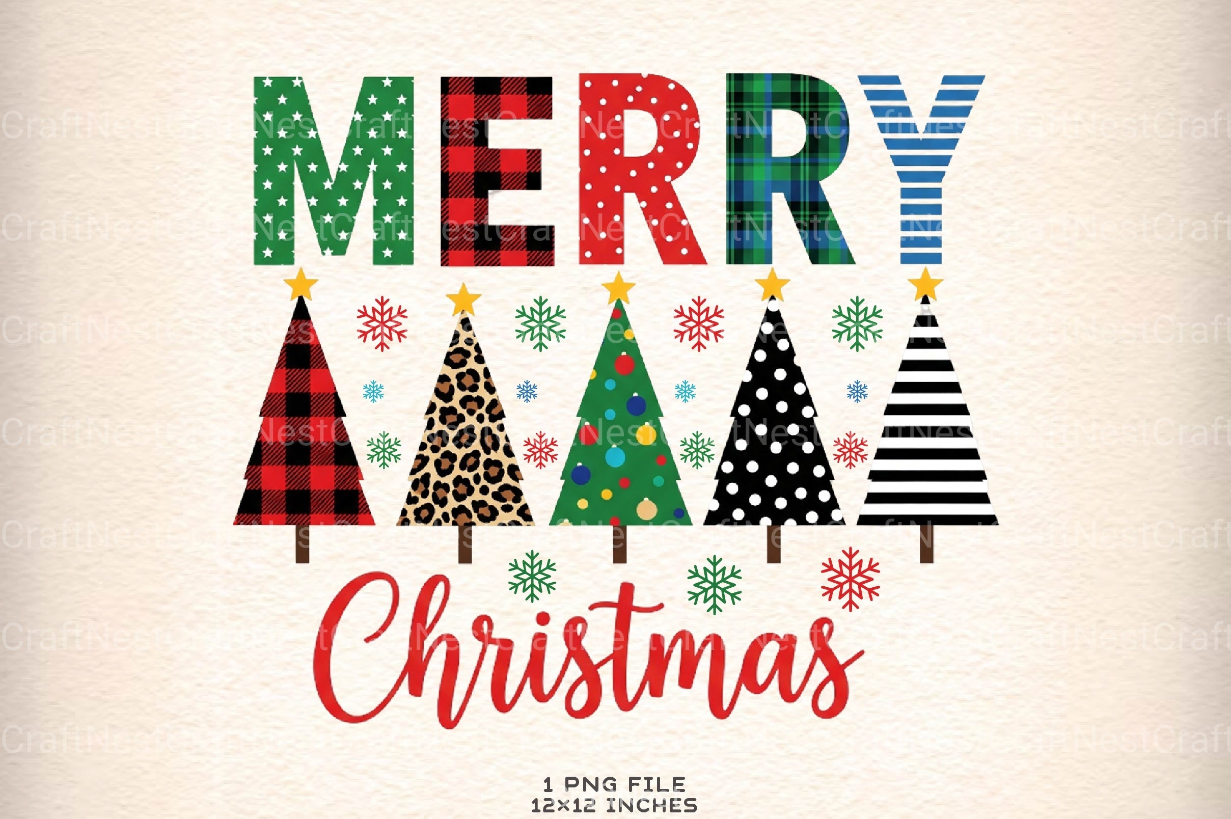 Christmas Merry Clipart Bundle 26 - CraftNest - Digital Crafting and Art