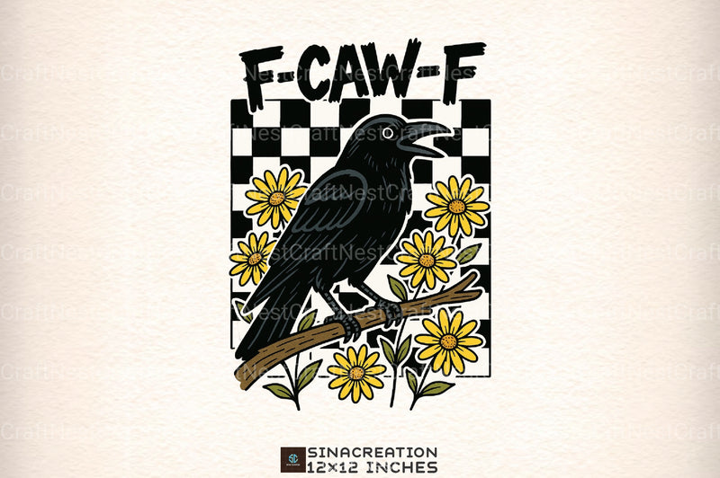 Funny Halloween Crow & Raven Clipart Bundle - CraftNest - Digital Crafting and Art