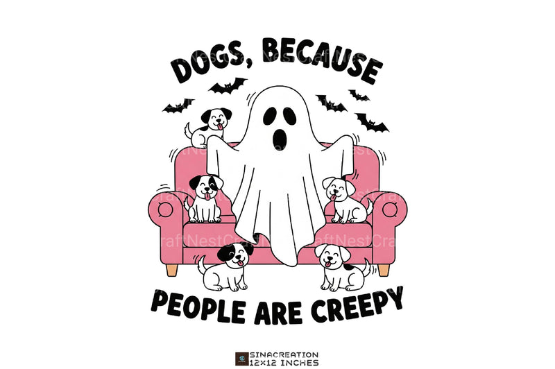 Halloween Dog & Spooky Ghost Retro Shirt Design Bundle - CraftNest - Digital Crafting and Art