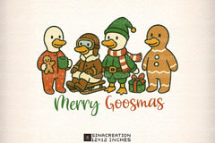 Merry Goosmas Christmas Goose Clipart Bundle - CraftNest - Digital Crafting and Art