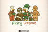 Merry Goosmas Christmas Goose Clipart Bundle