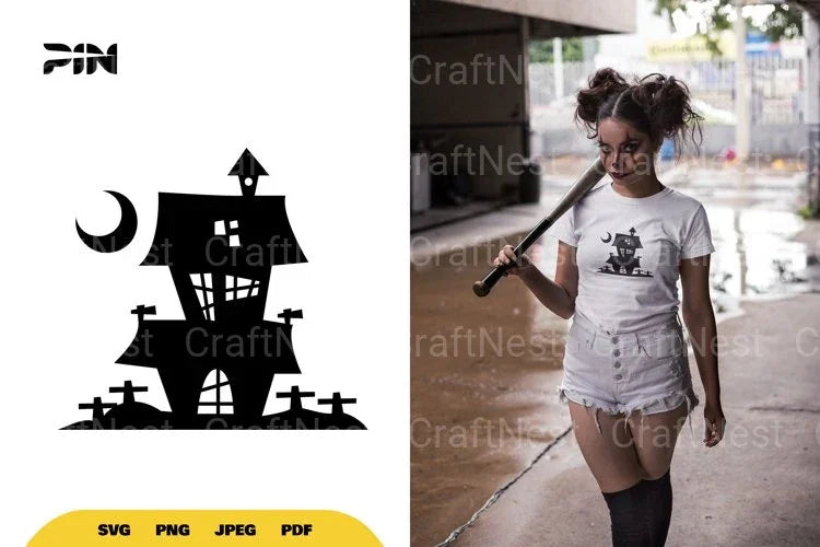 Haunted House Halloween SVG Bundle - CraftNest - Digital Crafting and Art