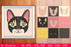 3D Cat Design Shadow Box SVG Bundle
