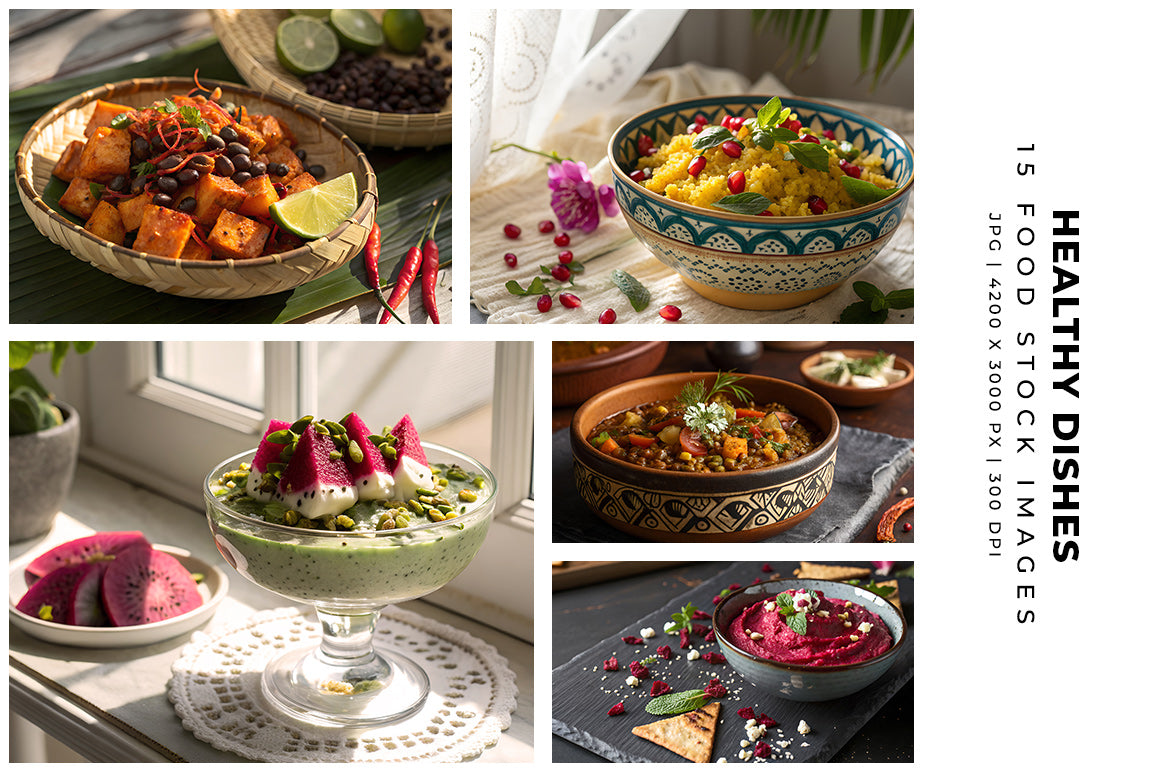 Healthy Dishes - Stock Images