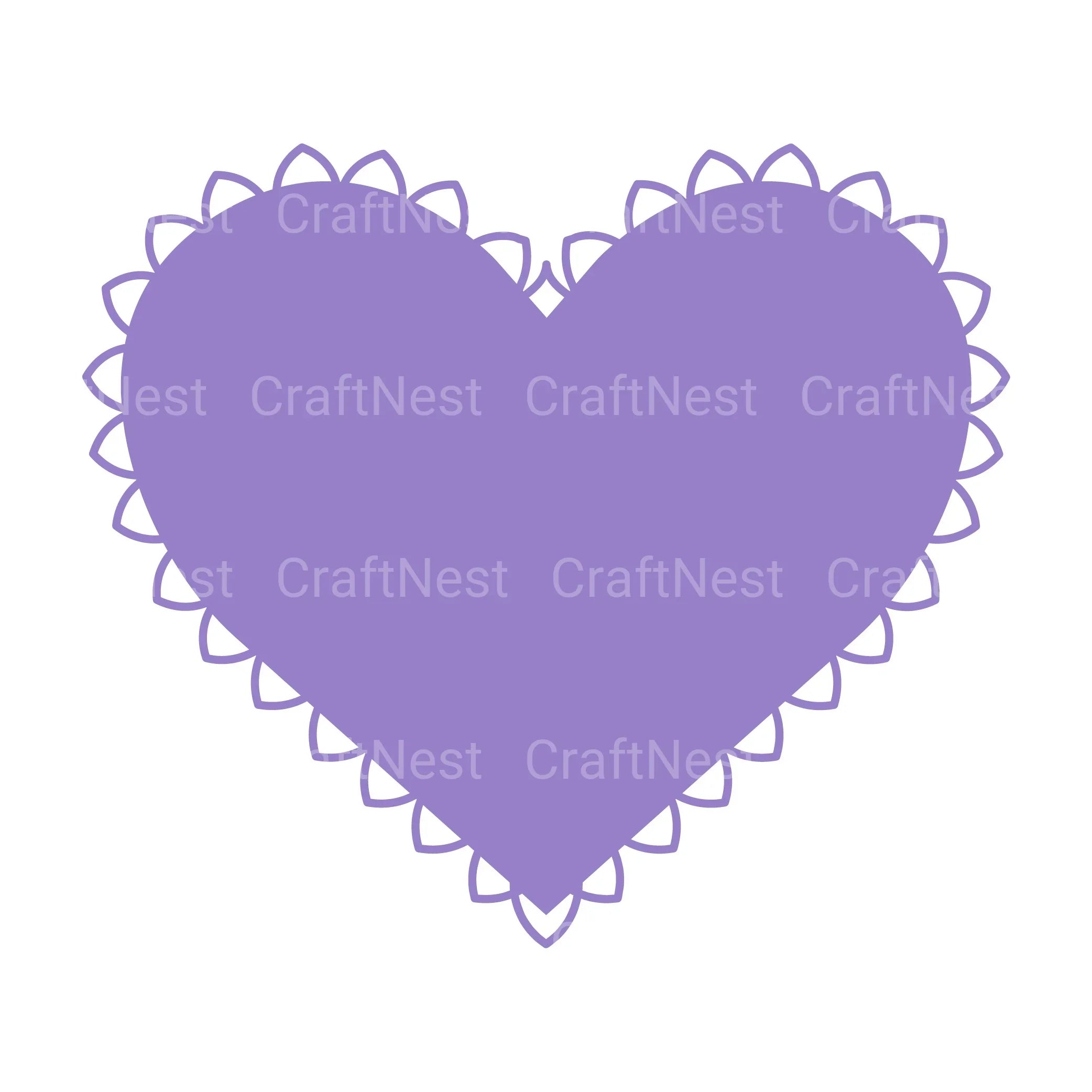 Heart 3D Layered Papercut Clipart Bundle - CraftNest - Digital Crafting and Art