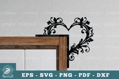 Heart Door Corner Lasercut Clipart Bundle - CraftNest - Digital Crafting and Art