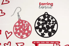 Heart Earring Laser Cut SVG Bundle - CraftNest - Digital Crafting and Art