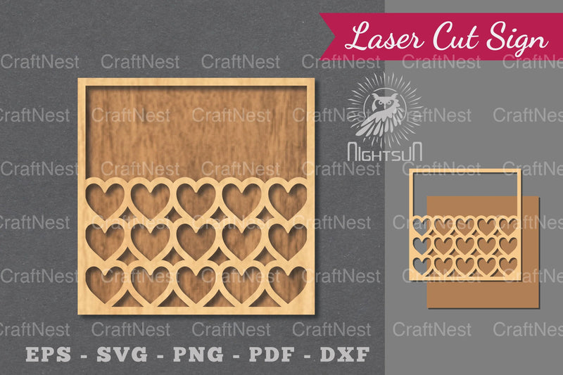 Heart Laser Cut Sign Clipart Bundle - CraftNest - Digital Crafting and Art