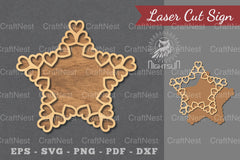 Heart Laser Cut Sign Clipart Bundle - CraftNest - Digital Crafting and Art