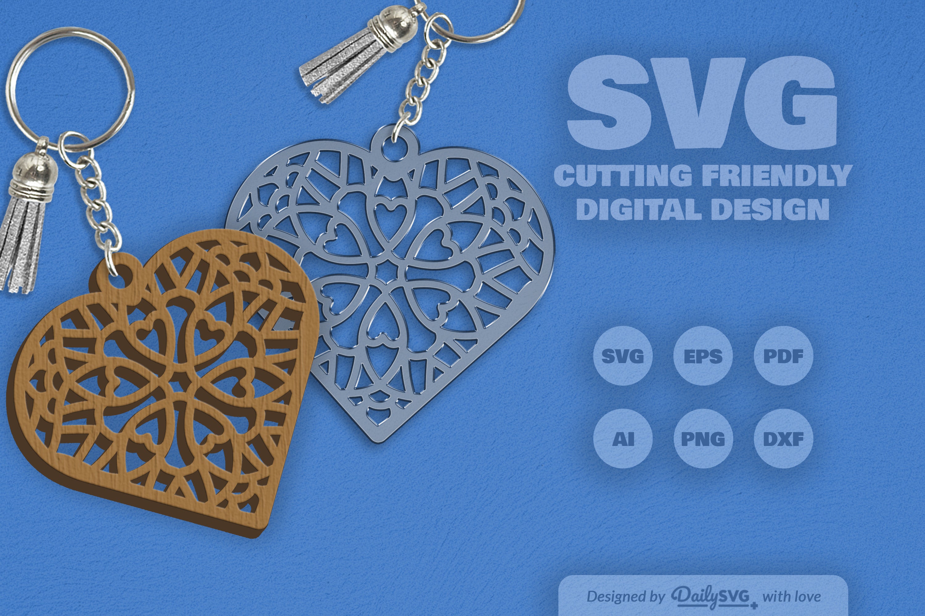 Heart Mandala SVG Bundle 3