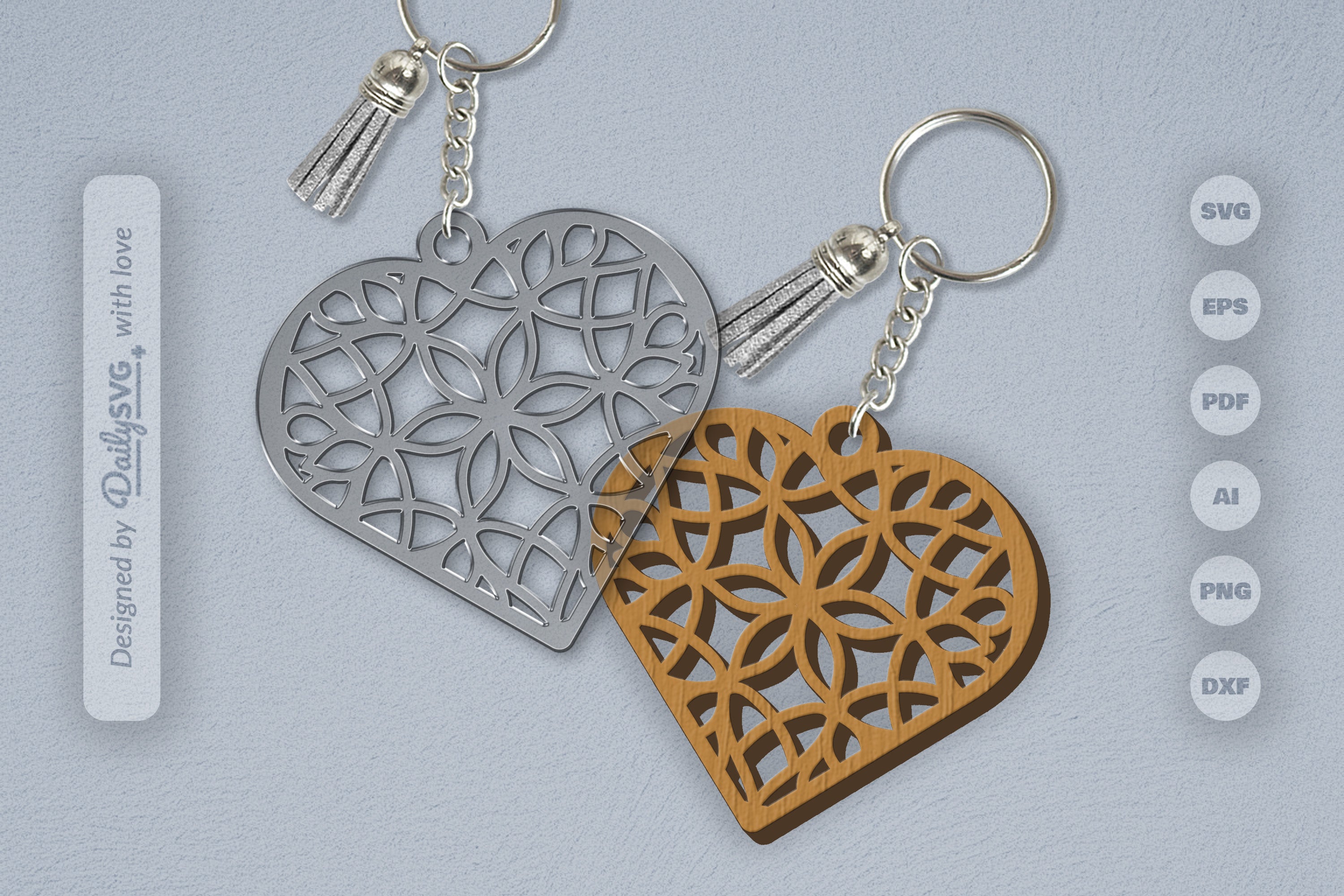 Heart Mandala SVG Bundle 2