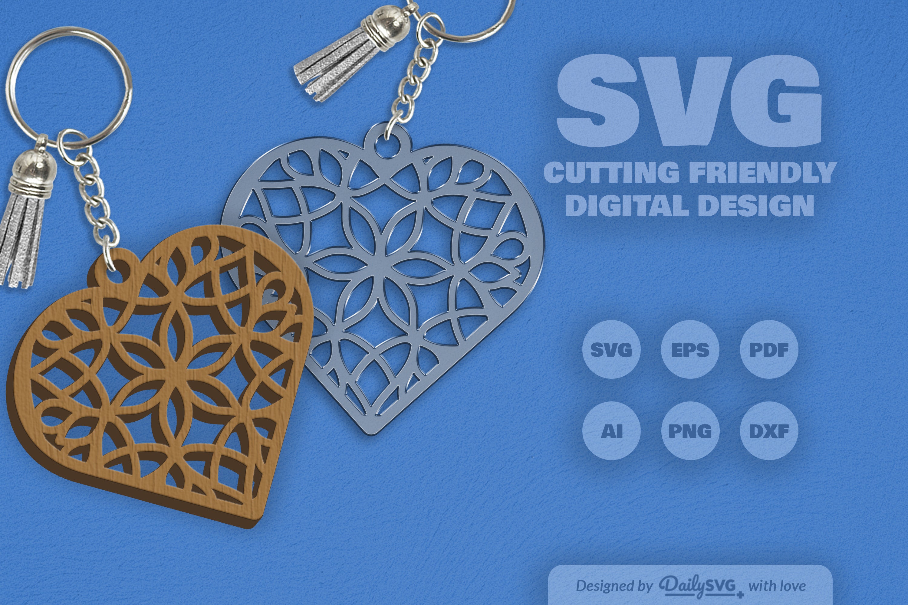 Heart Mandala SVG Bundle 2