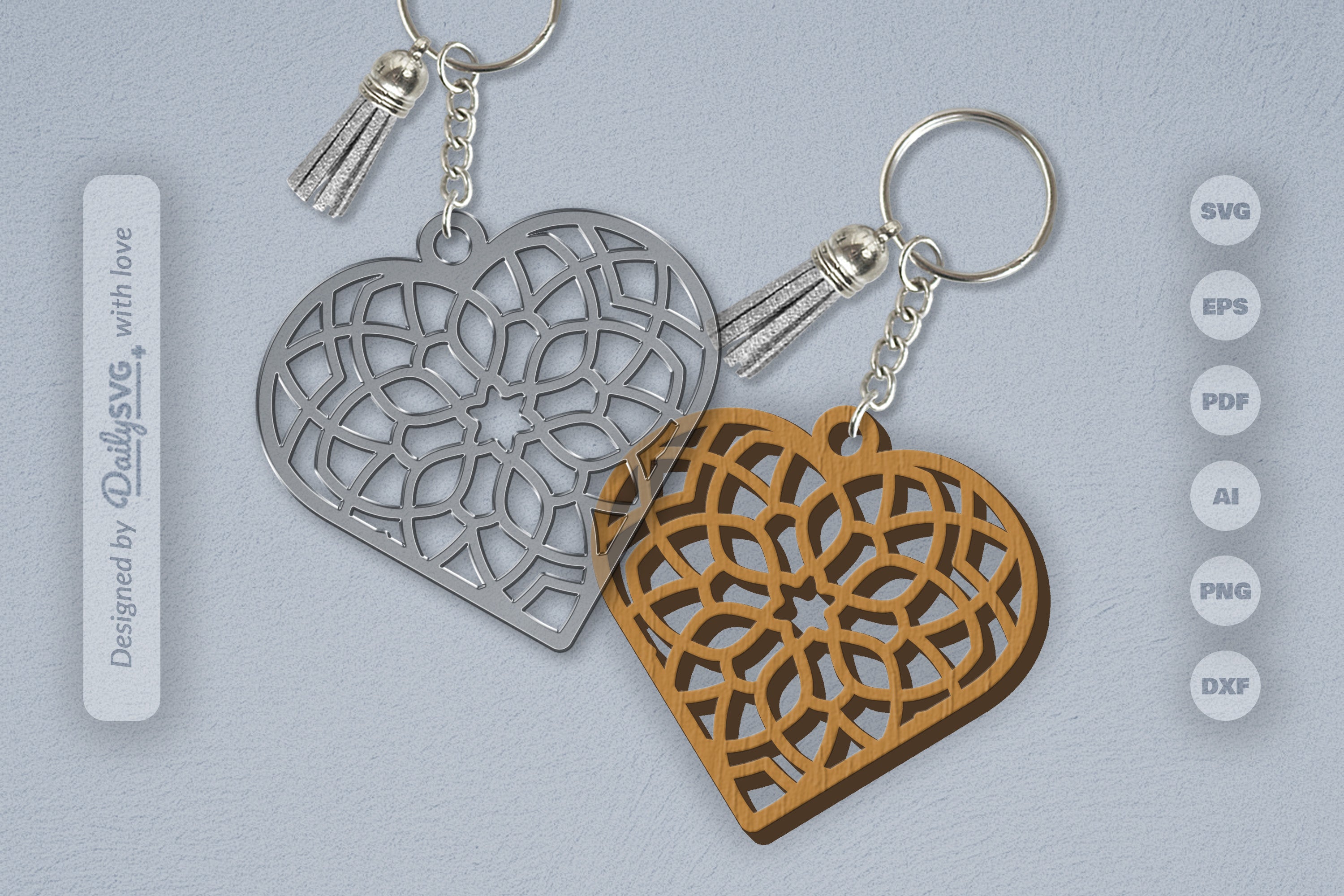 Heart Mandala SVG Bundle 1