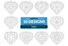 Heart Mandala Clipart Daily SVG Bundles