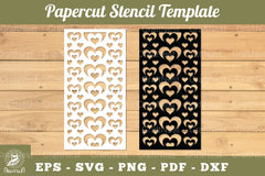 Heart Papercut Stencil Clipart Bundle - CraftNest - Digital Crafting and Art