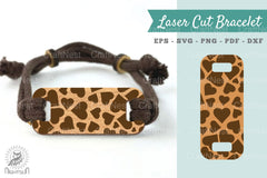 Heart Pattern Laser Cut Bracelet Design Bundle - CraftNest - Digital Crafting and Art