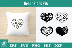 Heart Stars Silhouette Clipart Bundle - CraftNest - Digital Crafting and Art