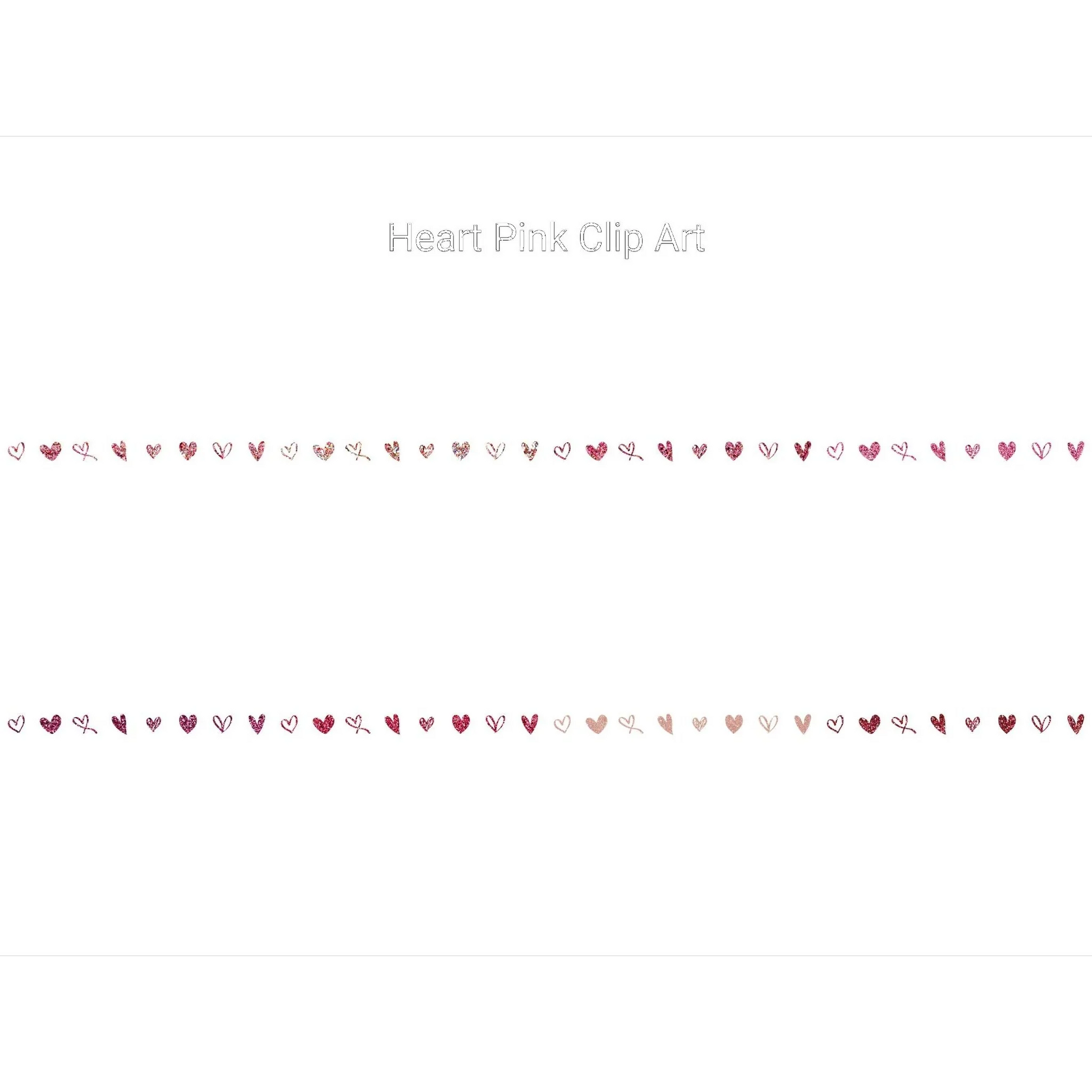 Pink Heart Clipart - CraftNest - Digital Crafting and Art