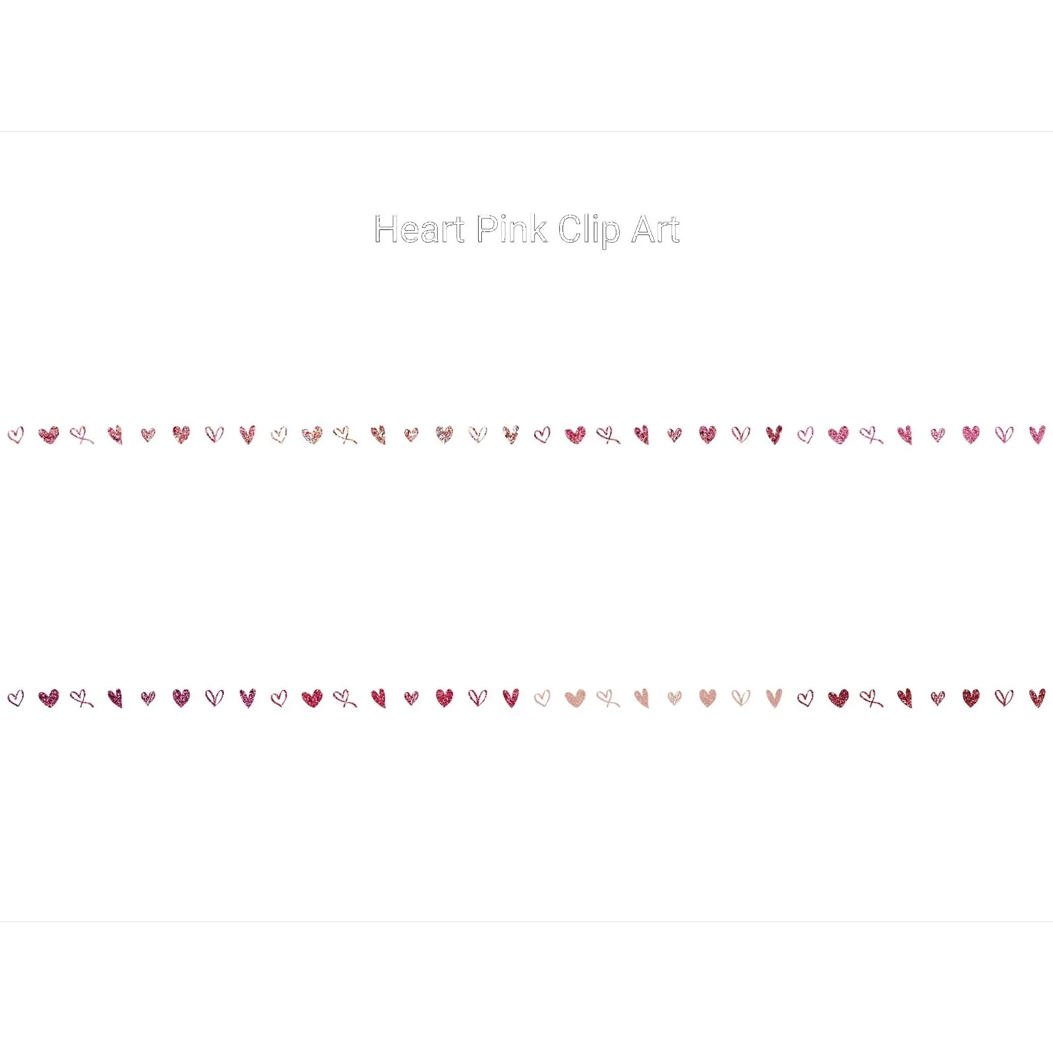 Pink Heart Clipart - CraftNest - Digital Crafting and Art