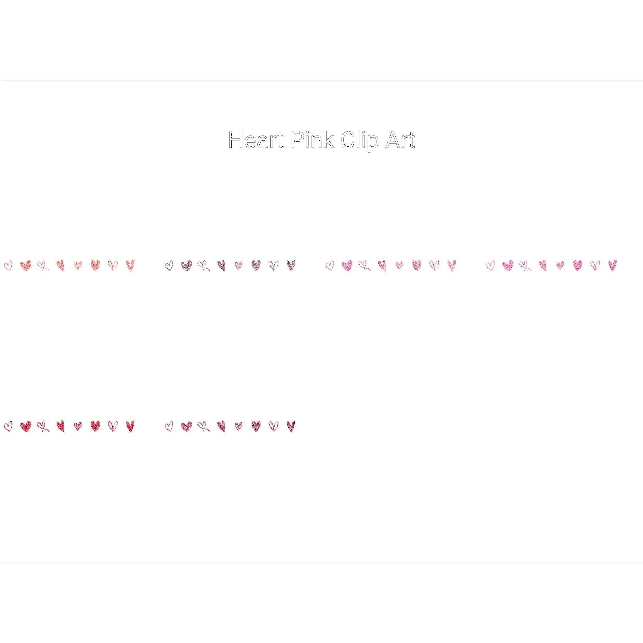 Pink Heart Clipart - CraftNest - Digital Crafting and Art