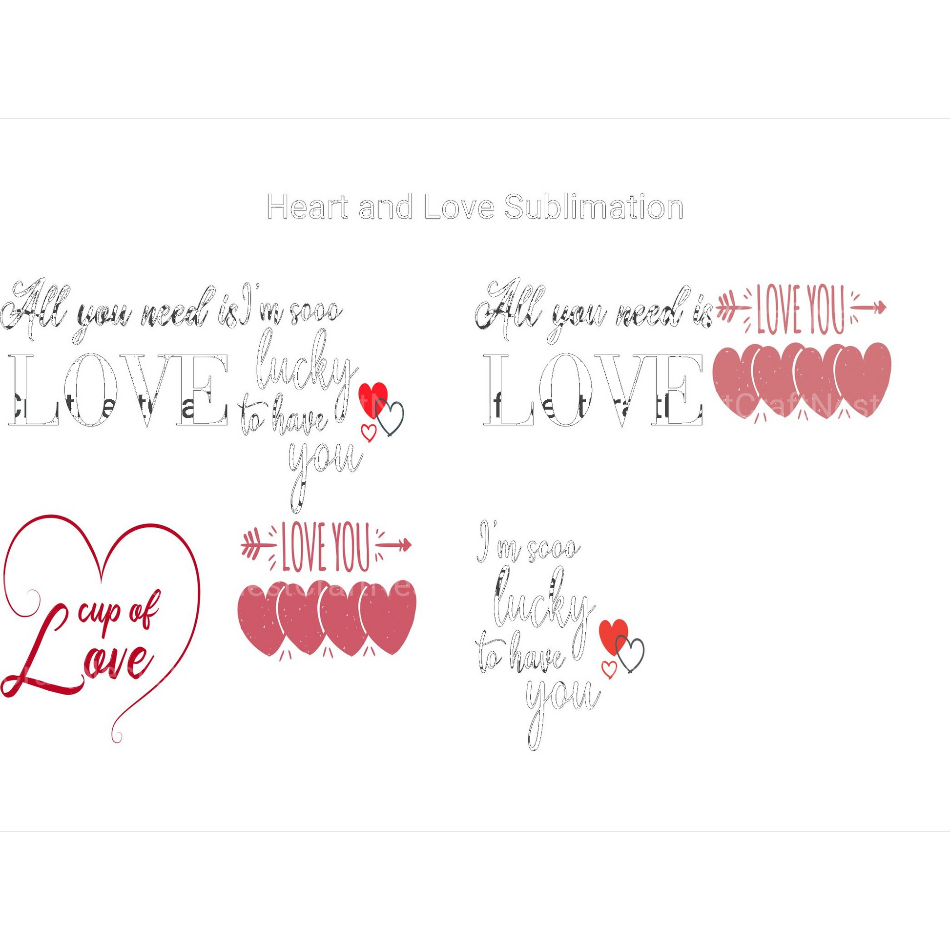 Heart and Love SVG - CraftNest - Digital Crafting and Art
