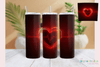 Heartbeat Cardiogram Tumbler Wrap Bundle
