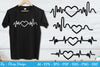Heartbeat Love Line Design SVG Bundle
