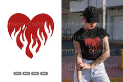 Heart of Flame SVG Bundle - CraftNest - Digital Crafting and Art