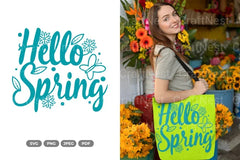 Hello Spring SVG Bundle - Cut File Collection - CraftNest - Digital Crafting and Art