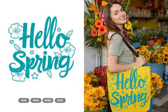 Hello Spring SVG Bundle - Cut File Collection - CraftNest - Digital Crafting and Art