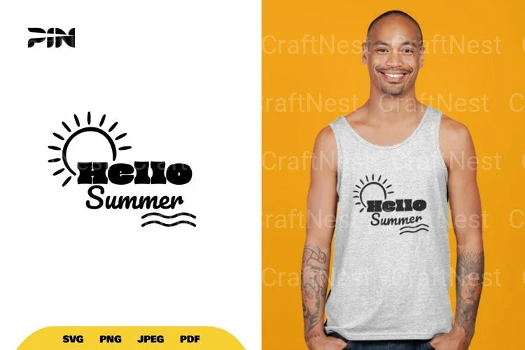 Hello Summer SVG Bundle - CraftNest - Digital Crafting and Art