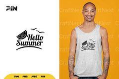 Hello Summer SVG Bundle - 10 Clipart Designs - CraftNest - Digital Crafting and Art