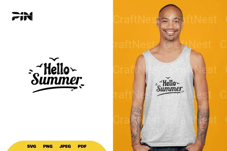 Hello Summer SVG Bundle - 11 Clipart Designs - CraftNest - Digital Crafting and Art