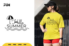 Hello Summer SVG Bundle - CraftNest - Digital Crafting and Art