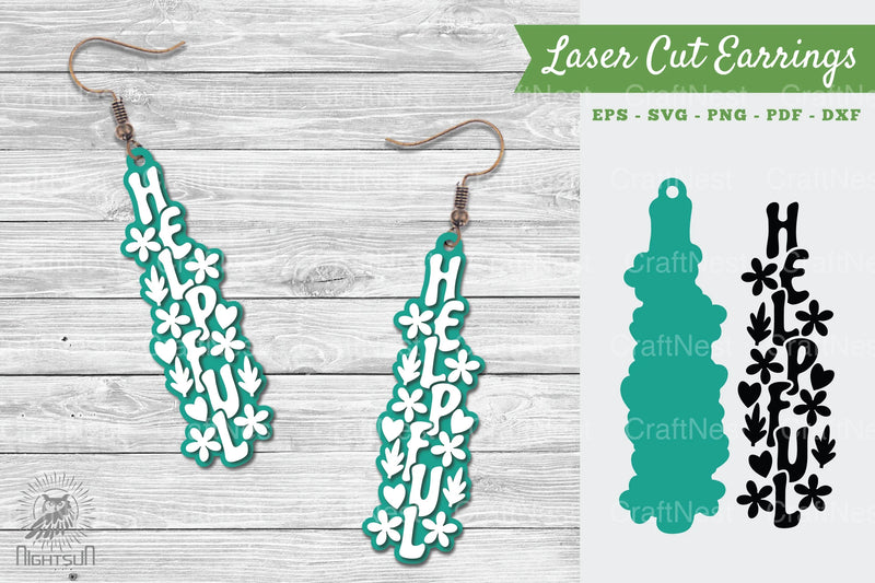 Laser Cut Earrings SVG Bundle - CraftNest - Digital Crafting and Art