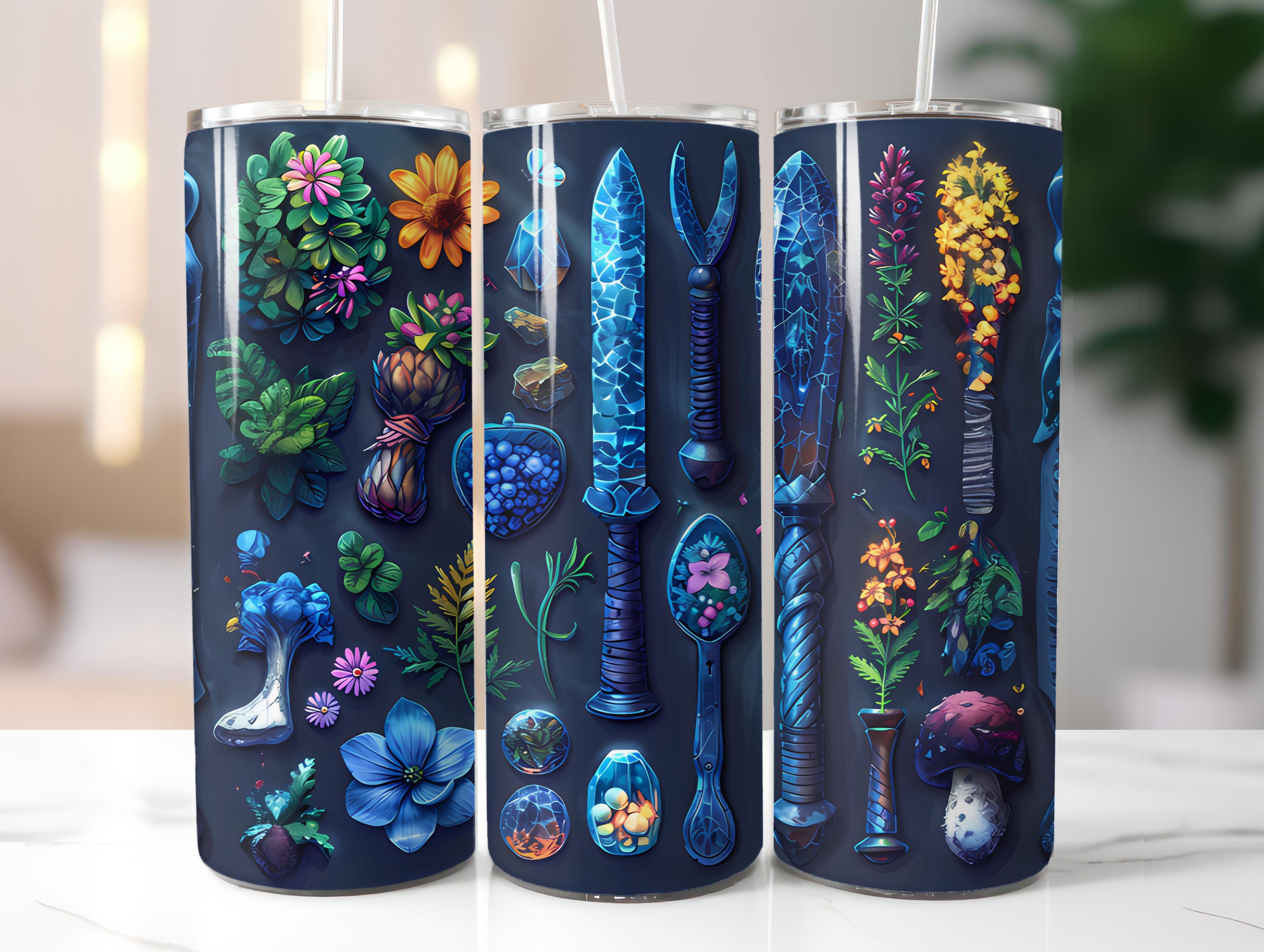 Herbalism 3 Tumbler Wrap - CraftNest - Digital Crafting and Art