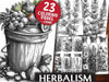 Herbalism Coloring Books