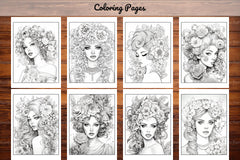 Beautiful High Fashion Coloring Book - CraftNest - Digital Crafting and Art