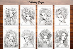 Beautiful High Fashion Coloring Book - CraftNest - Digital Crafting and Art