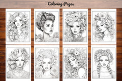 Beautiful High Fashion Coloring Book - CraftNest - Digital Crafting and Art