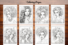 Beautiful High Fashion Coloring Book - CraftNest - Digital Crafting and Art
