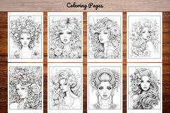 Beautiful High Fashion Coloring Book - CraftNest - Digital Crafting and Art