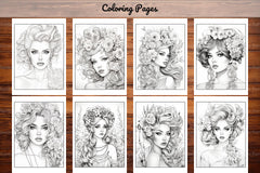 Beautiful High Fashion Coloring Book - CraftNest - Digital Crafting and Art