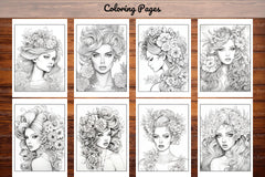 Beautiful High Fashion Coloring Book - CraftNest - Digital Crafting and Art