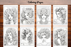 Beautiful High Fashion Coloring Book - CraftNest - Digital Crafting and Art