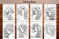 Beautiful High Fashion Coloring Book - CraftNest - Digital Crafting and Art