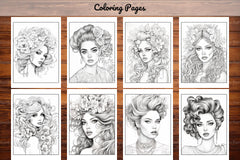 Beautiful High Fashion Coloring Book - CraftNest - Digital Crafting and Art